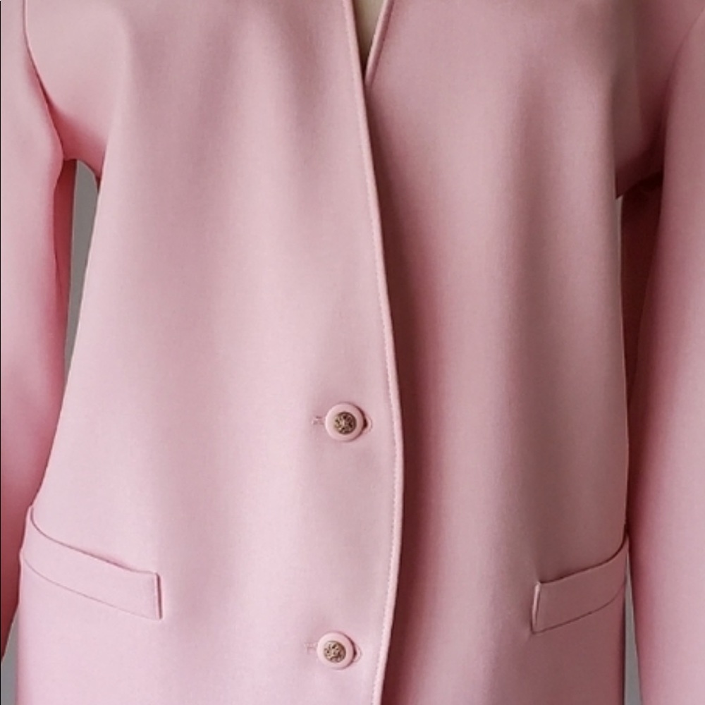 Vintage Tan Jay size 10 pink Blazer - Picture 7 of 10